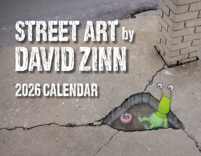 NEW! Street Art by David Zinn 2026 Calendar
