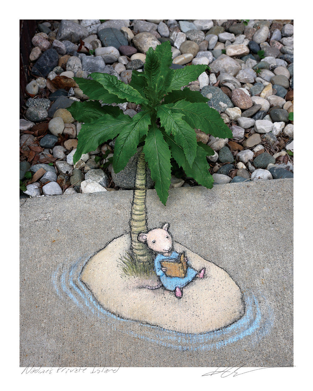 "Nadine's Private Island" print