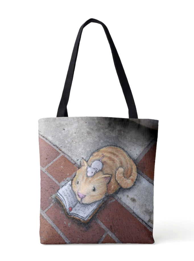 "Unexpected Bookmark" tote bag