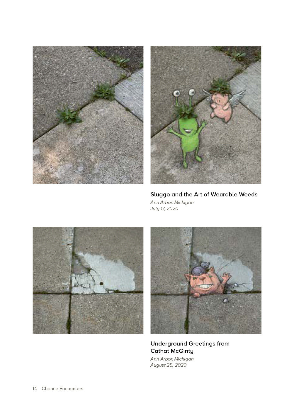 Chance Encounters: Temporary Street Art by David Zinn