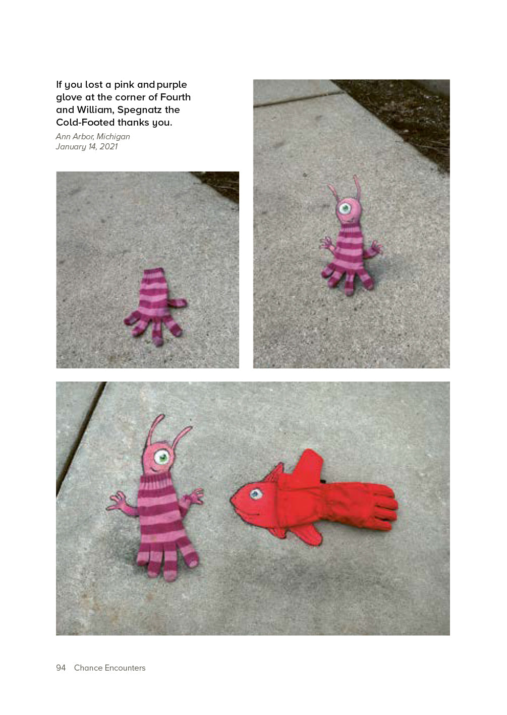 Chance Encounters: Temporary Street Art by David Zinn