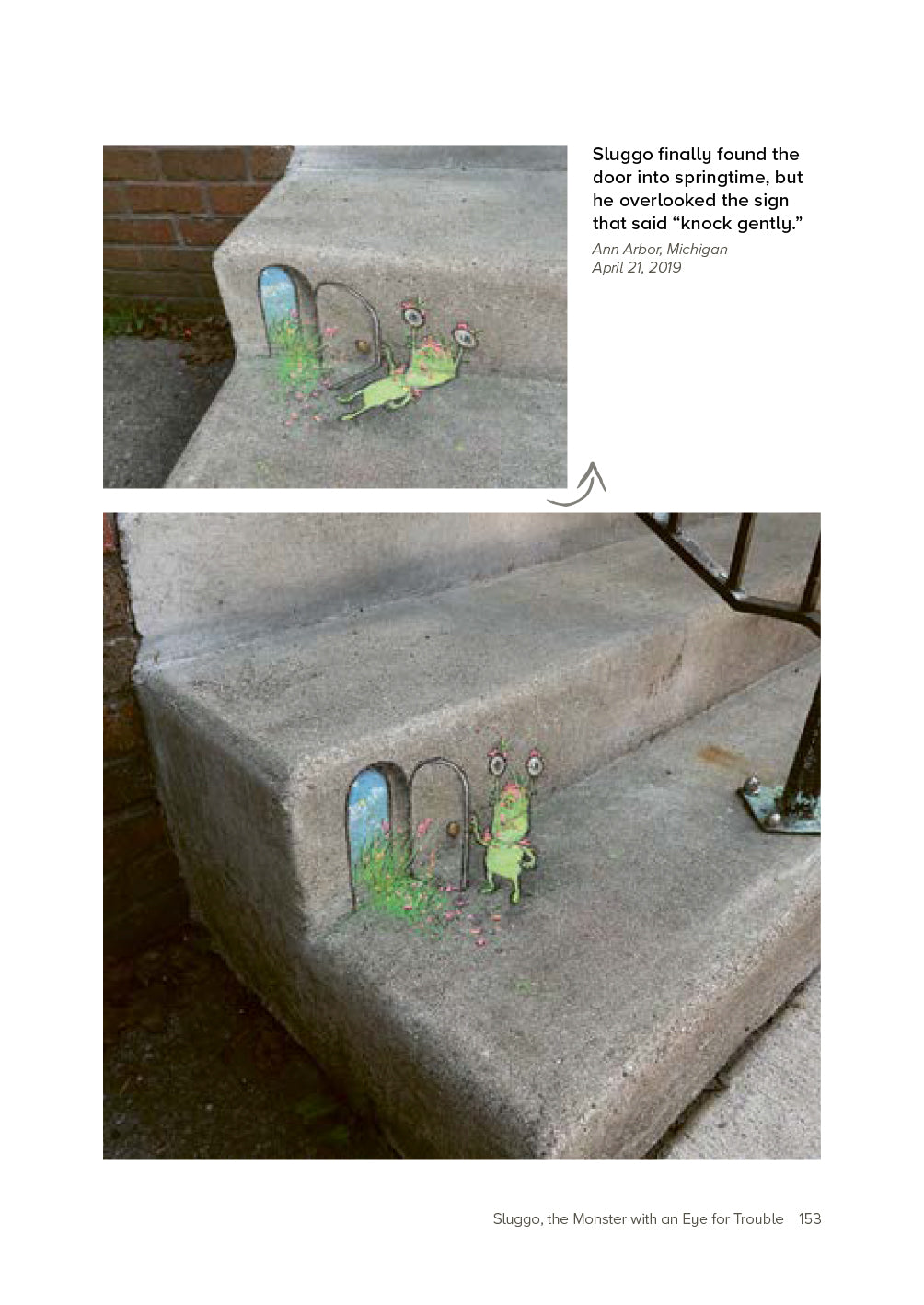 Chance Encounters: Temporary Street Art by David Zinn