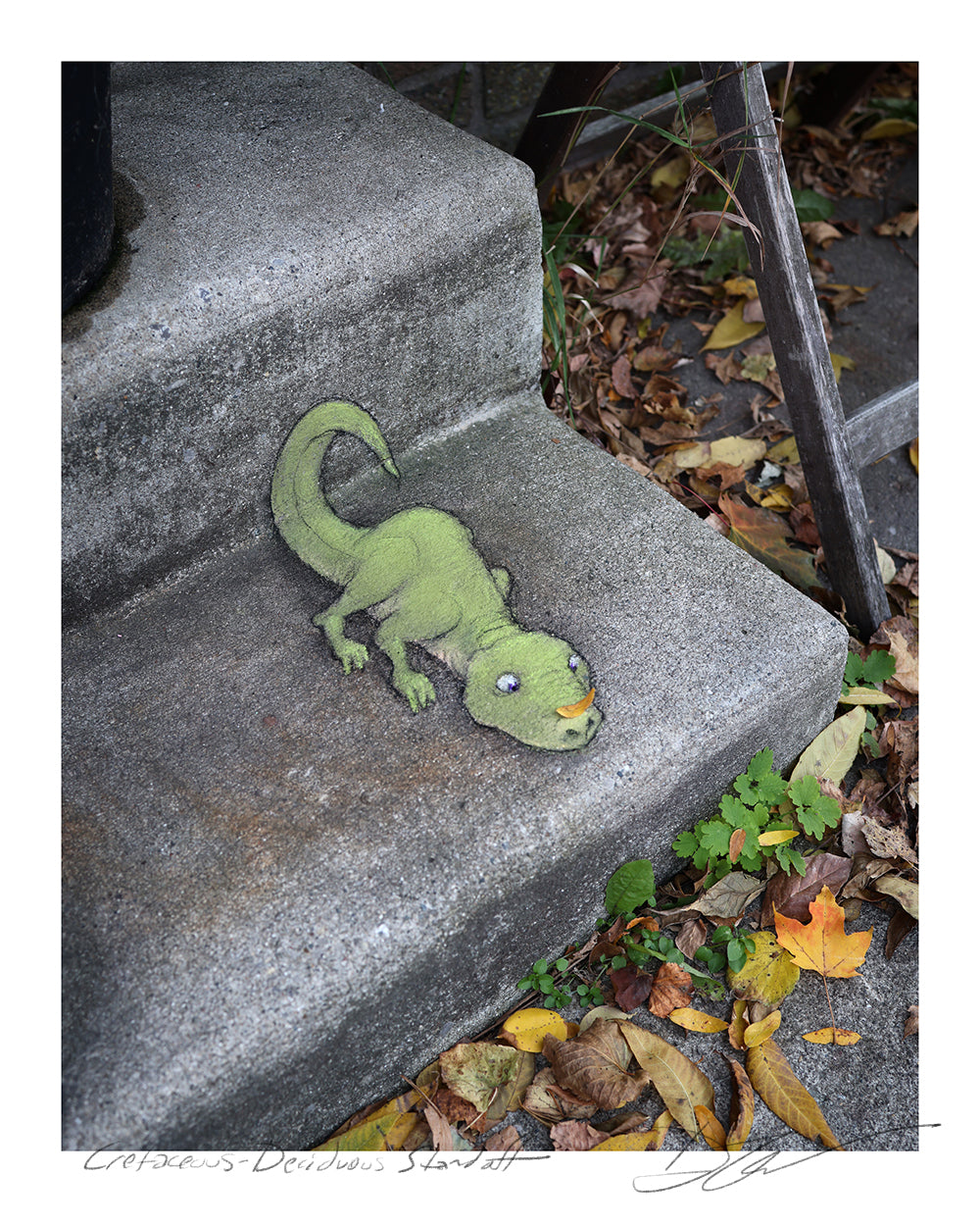 "Cretaceous-Deciduous Standoff" print