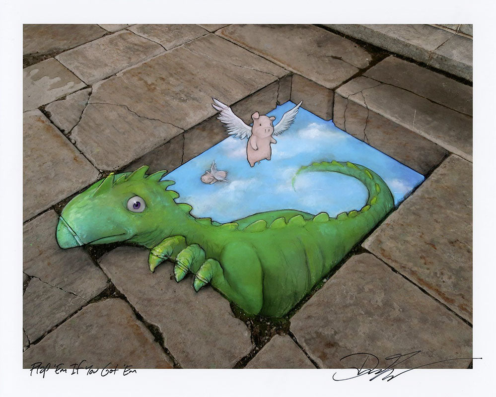 "Flap 'em if You Got 'Em" print