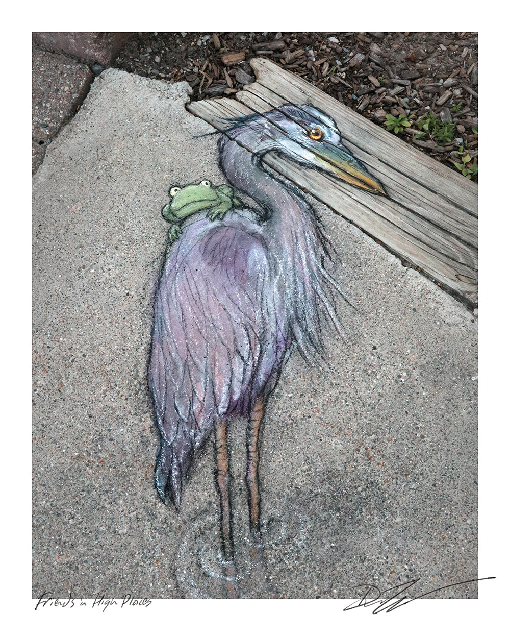 "Friends in High Places" print