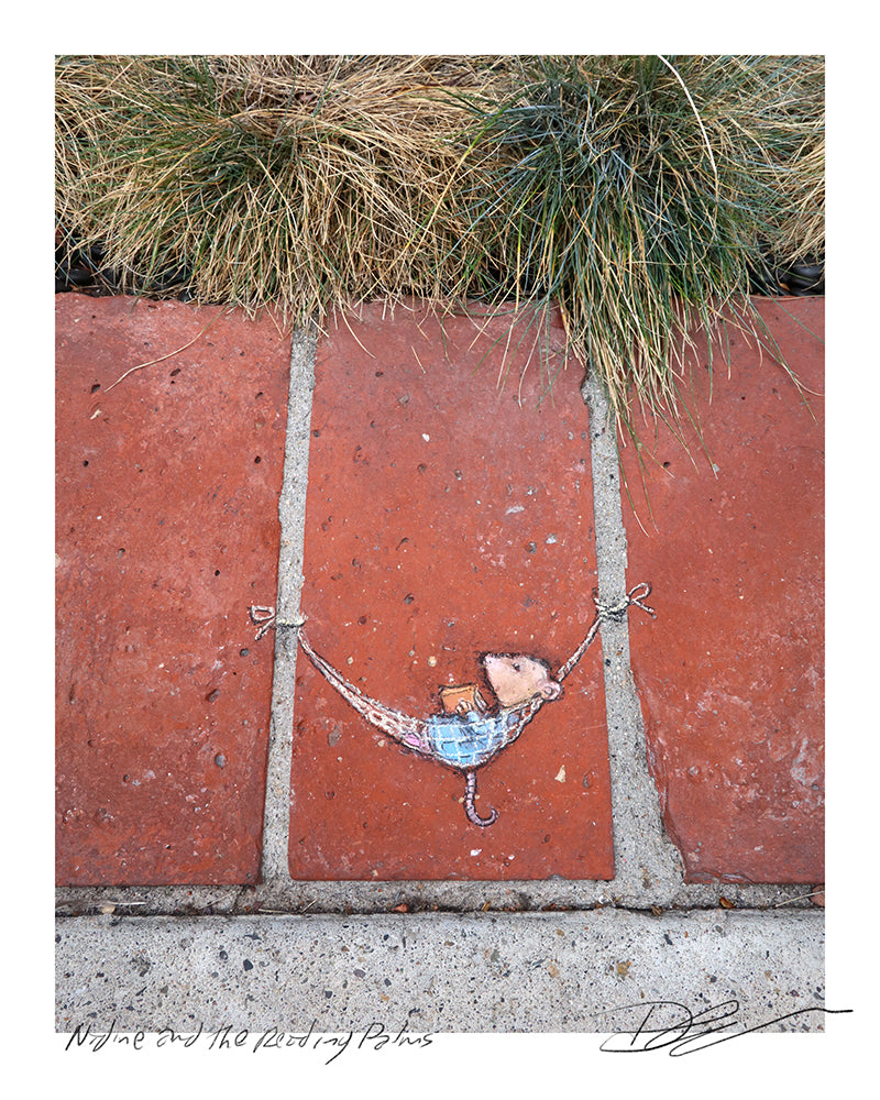 "Nadine and the Reading Palms" print