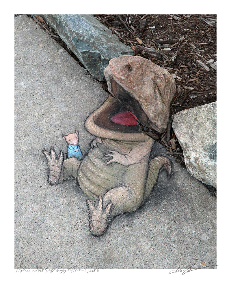 "Nadine and the Surprisingly Effective Joke" print