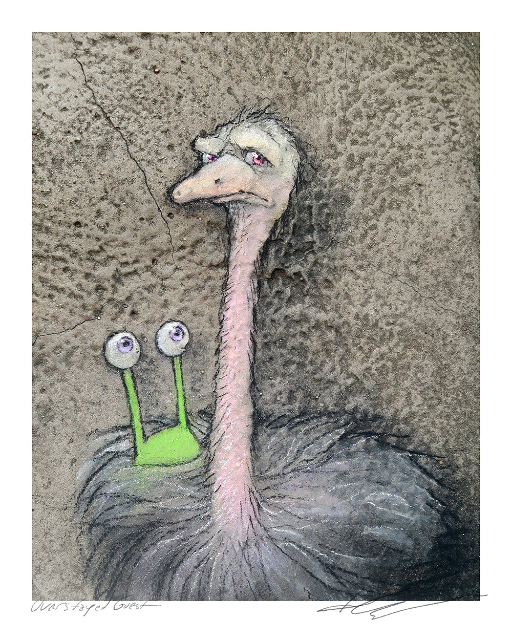 "Overstayed Guest" print