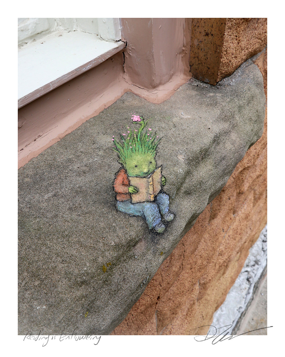 "Reading is Enflowering" print