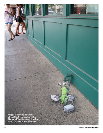 Underfoot Menagerie: More Street Art by David Zinn