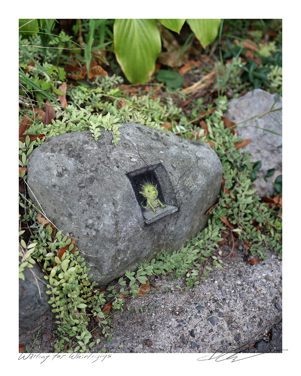 "Waiting for Whirligigs" print