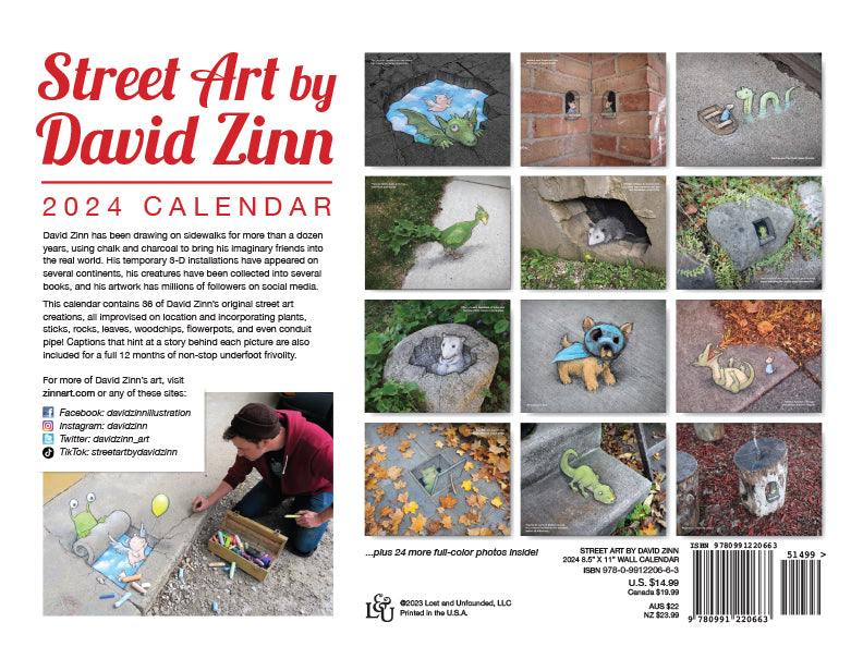 David Zinn Calendar 2025