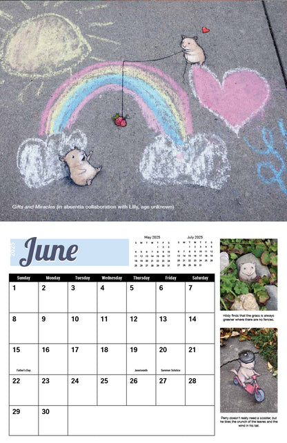 Street Art by David Zinn 2025 Calendar