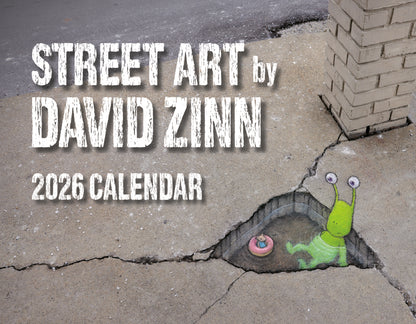 NEW! Street Art by David Zinn 2026 Calendar