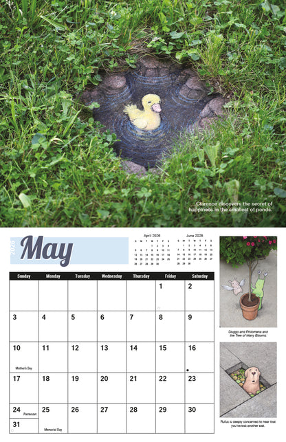 NEW! Street Art by David Zinn 2026 Calendar