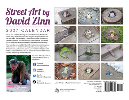 Street Art by David Zinn 2027 Calendar