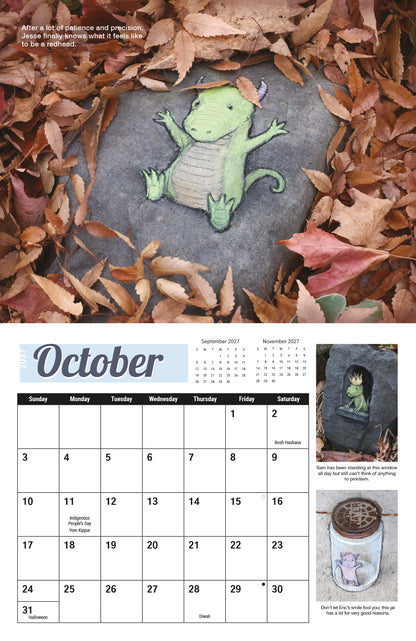 Street Art by David Zinn 2027 Calendar