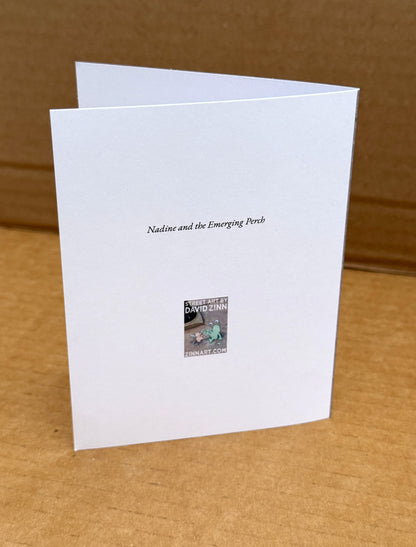 "Nadine and the Emerging Perch" note cards (set of six)