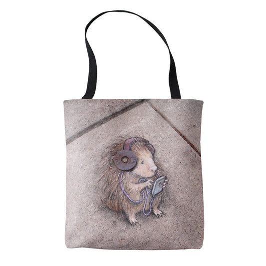 "Porcu-playlist" tote bag