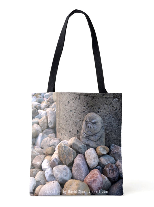 "Rock Garden Manager" tote bag