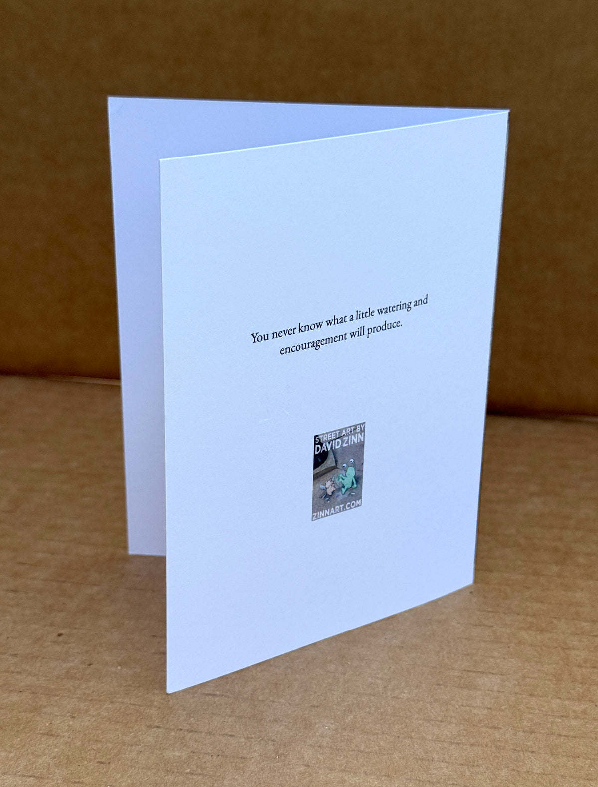 "Unexpected Bounty" note card