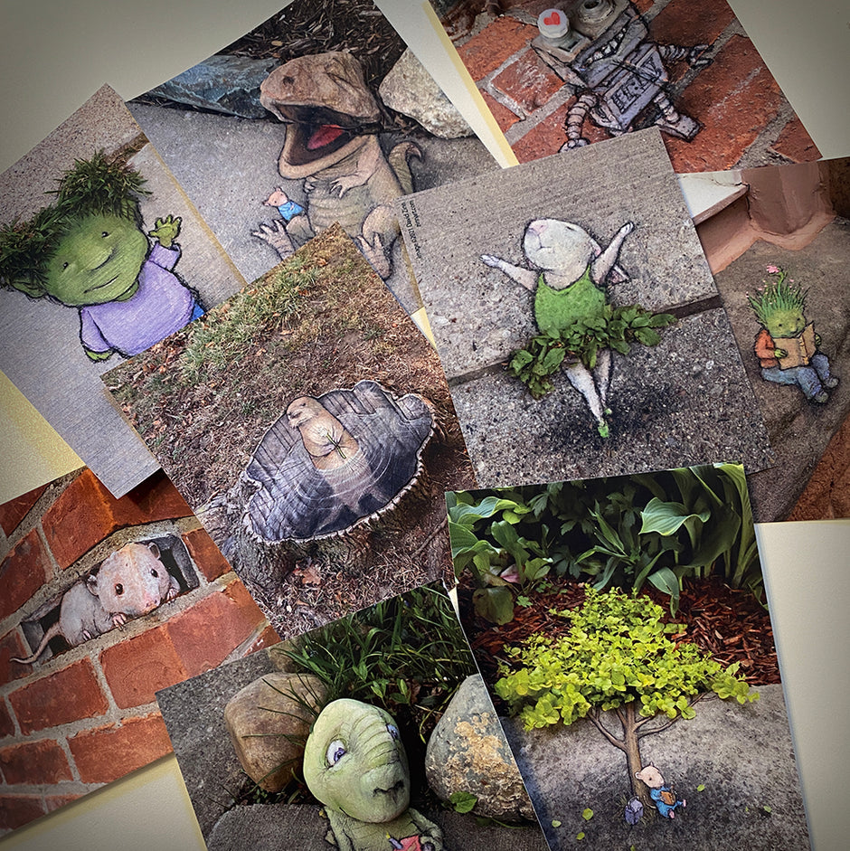 CALENDAR & POSTCARDS street art by david zinn